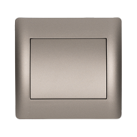 RHYME ONE BUTTON TWO WAY SWITCH GREY METALLIC