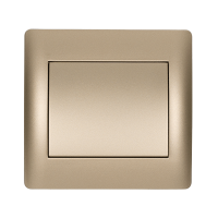 RHYME ONE BUTTON TWO WAY SWITCH CHAMPAGNE METALLIC