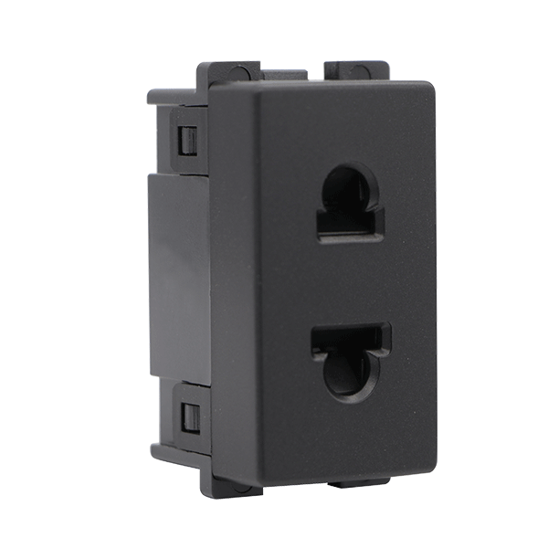 LECCE DOUBLE PIN SOCKET ANTHRACITE