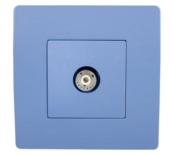 BASIC TZ111 TV ANTENNA SOCKET BLUE