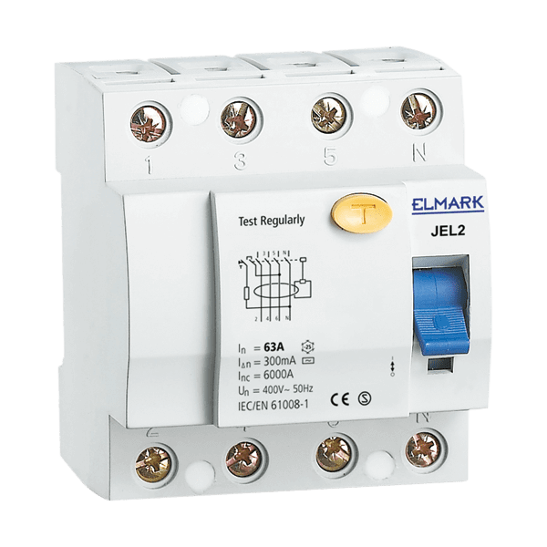 RESIDUAL CURRENT DEVICE JEL2 4P 63A/500mA SIGMA