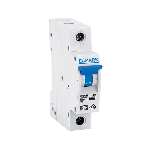 MINIATURE CIRCUIT BREAKER C61N 25A 1P 6kA CURVE C NEW ELMARK