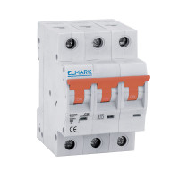 RESIDENTIAL TYPE MINIATURE CIRCUIT BREAKER C63R 10A 3P 6kA CURVE C                                                                                                                                                                                             
