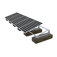 STRUCTURE FOR GROUND AND FLAT ROOF 3.6kW,SET