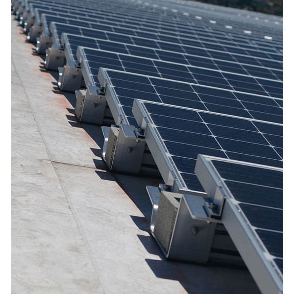 MOUNTING STRUCTURE 15°, SET WITH SOLAR PANELS 465W FOR 3.6kW                                                                                                                                                                                                   