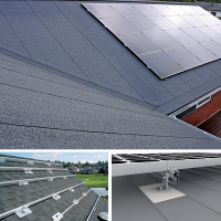 STRUCTURE FOR BITUMEN ROOF 560W PANEL 15kW,SET                                                                                                                                                                                                                 
