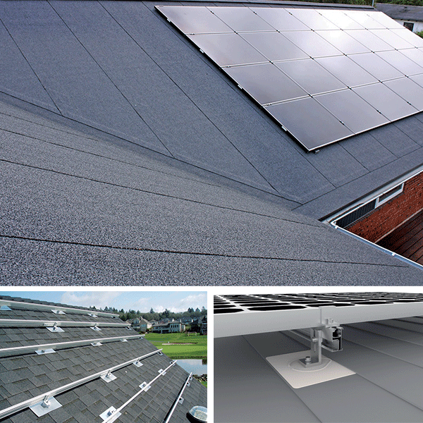 STRUCTURE FOR BITUMEN ROOF 560W PANEL 20kW,SET                                                                                                                                                                                                                 