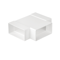 EL02-513 PVC T-JOINT FOR FLAT DUCTS 220x55MM