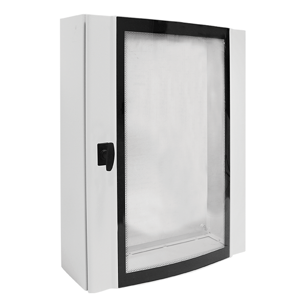 METAL DISTRIBUTION BOARD ELOX 180/60/25 TEMPERED GLASS,IP55                                                                                                                                                                                                    