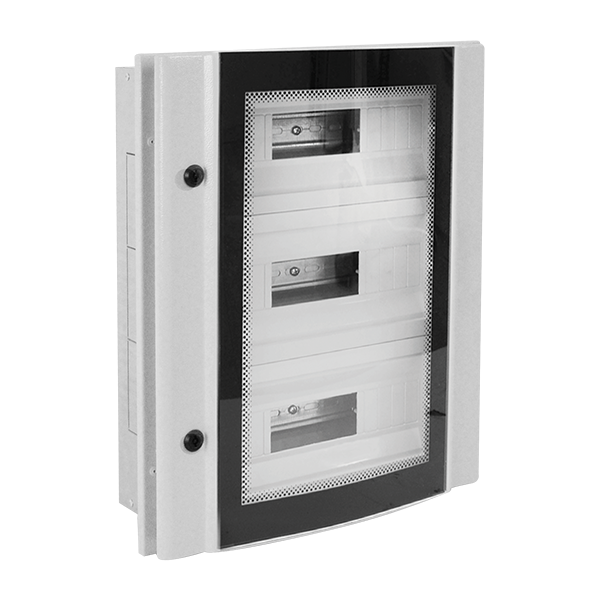 METAL BOARD ELOX FLUSH 68 MODULES TEMP GLASS,IP55                                                                                                                                                                                                              