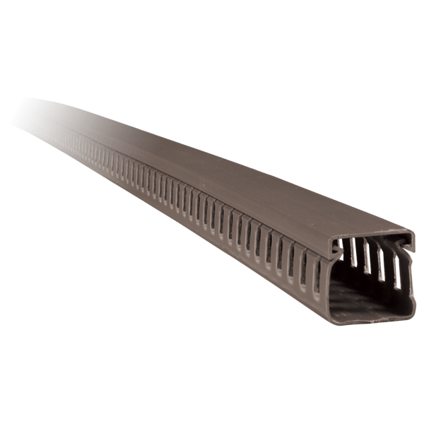 100X60 2M SLOTTED PLASTIC CABLE TRUNKING 