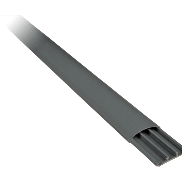 2M 75x20 FLOOR TYPE PLASTIC CABLE TRUNKING CT2 GREY