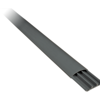 2M 90x20 FLOOR TYPE PLASTIC CABLE TRUNKING CT2 GREY