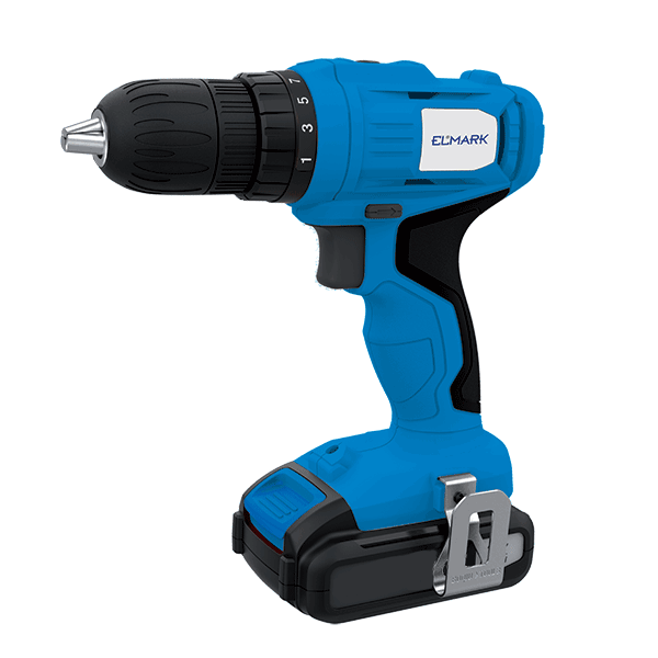 CORDLESS DRILL WITH BATTERY AND CHARGER EL-CD53