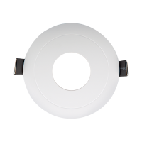 PLASTIC DOWNLIGHT ROUND IN MIDDLE D90mm WHITE