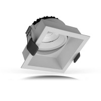 LED DOWN LIGHT 18W, 3000K, 36° DEEP SQUARE DIMMABLE