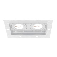 EL-8201 DOUBLE TRIMLESS DOWNLIGHT GU10, WHITE                                                                                                                                                                                                                  