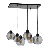 ALTHEA CEILING LAMP 6XE27 BLACK