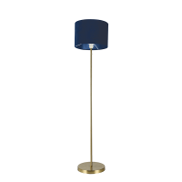 FRANCO FLOOR LAMP 1xE27 BRASS/BLUE