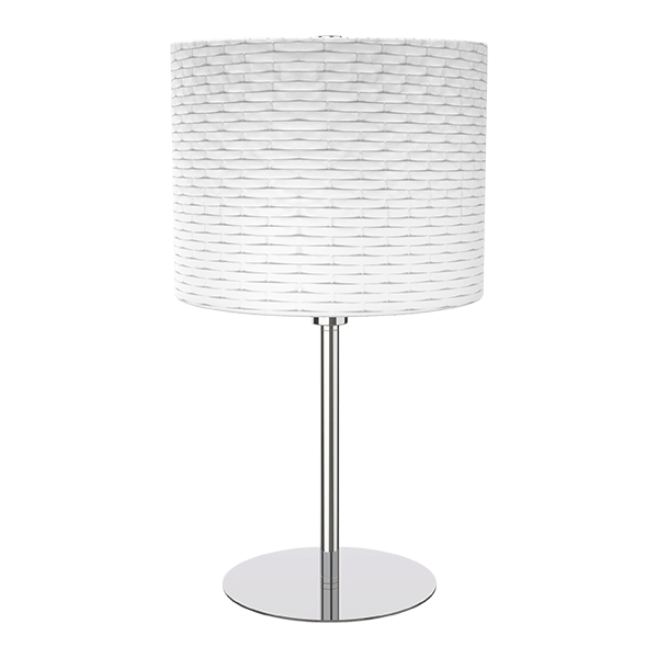 INES TABLE LAMP 1XE14 WHITE/CHROME