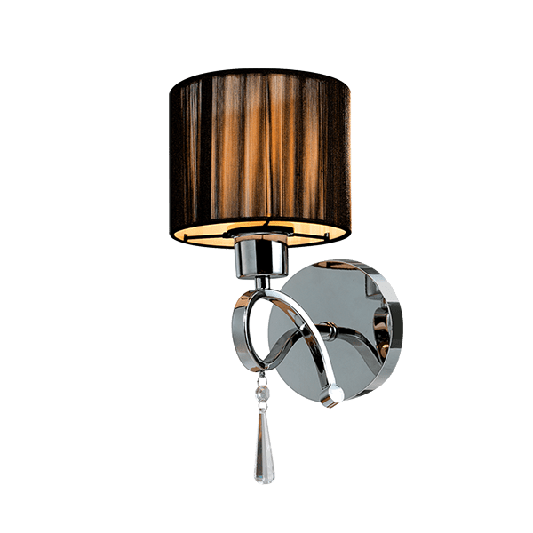 LILLY WALL LAMP 1XE27 CHROME 220X330mm