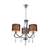 LILLY CHANDELIER 3XE27 CHROME D550X540mm