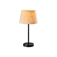 LORETO TABLE LAMP 1XE27 BLACK/FLAX