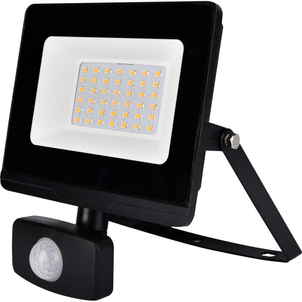 OMEGA30 LED FLOODLIGHT WITH SEN. 30W 5500K IP65+EM                                                                                                                                                                                                             