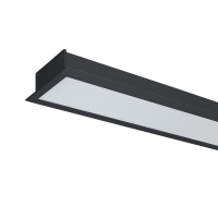 HIGH POWER LED PROFILE RECESSED S48 40W 4000K BLACK