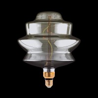 LED VINTAGE LAMP DIMMABLE 8W E27 2000K Ф180 SMOKED         