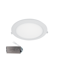 LED PANEL ROUND RECESSED MOUNT 21W 4000K DIMMABLE+ EMERGENCY KIT