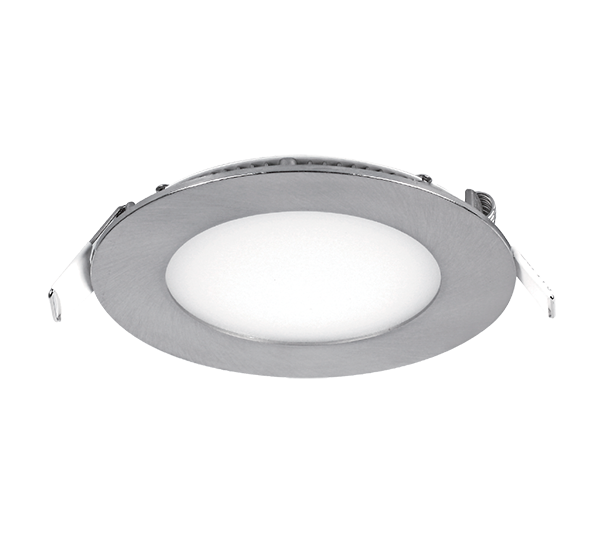 LED PANEL ROUND 8W 4000K-4300K SATIN NICKEL Ф120MM  