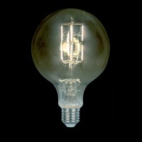 LED VINTAGE LAMP DIMMABLE 5W E27 D150 2800-3200K SMOKED GLASS