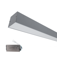 LED PROFILES FOR SURFACE MOUNTING S77 24W 4000K 600MM GREY+EMERGENCY KIT
