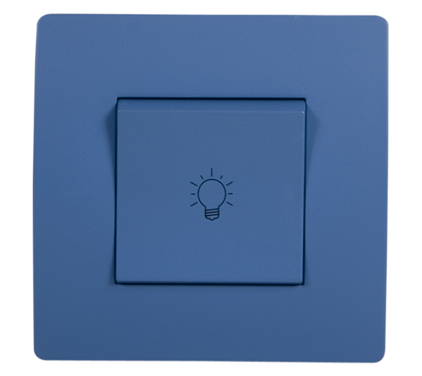 BASIC TG112А PUSH LIGHT BUTTON BLUE