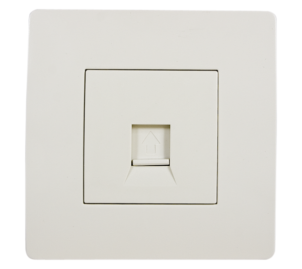 BASIC TZ112 COMPUTER LINE SOCKET CREAM