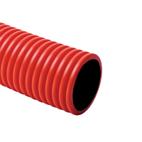FLEXIBLE DOUBLECOAT CORRUGATED PIPE Ф52/Ф63 RED            