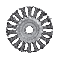 TWIST KNOT WIRE WHEEL BRUSH ANGLE GRIN D150mm