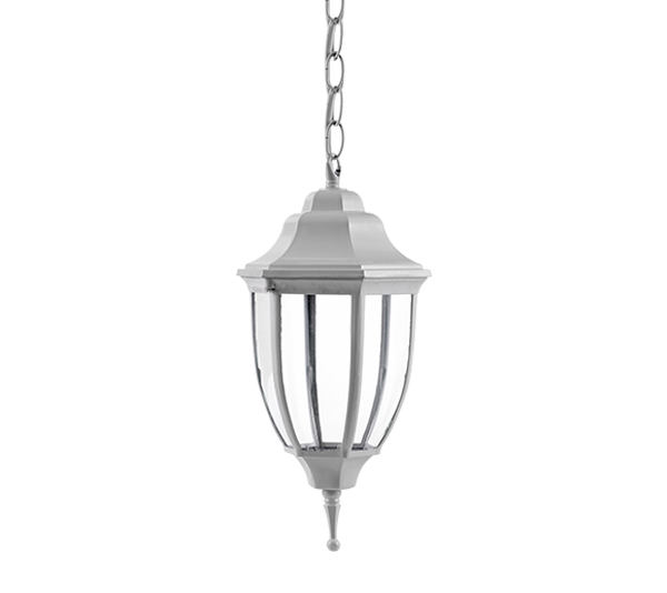 50183 LANTERN HANGING WHITE