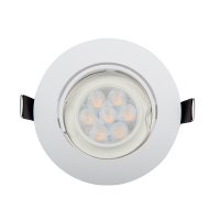 LED PLASTIC ROUND SPOTLIGHT HIGH POWER 6W 4000-4300K WHITE