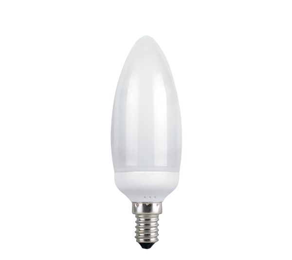 COMPACT FLUORESCENT LAMP CANDLE 11W E14 4000K