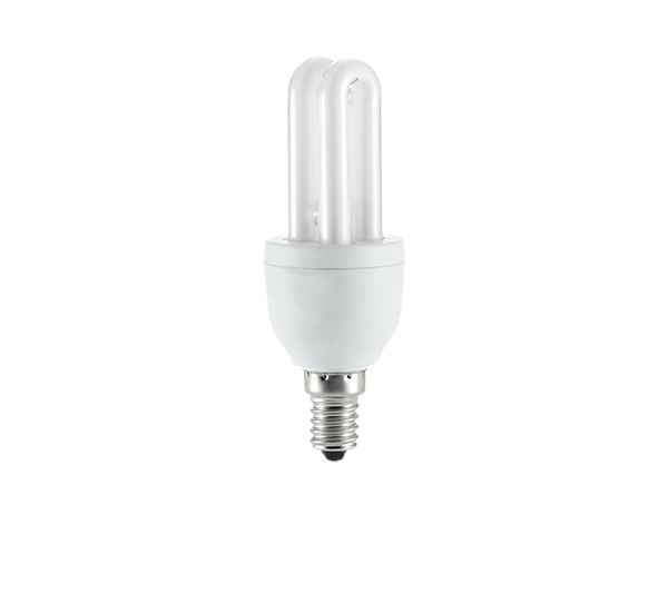 COMPACT FLUORESCENT LAMP E14 2U/5W 2700K