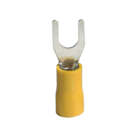 SVS 5.5-5 INSULATED FORK TERMINALS/YELLOW (100 pcs. per pack)