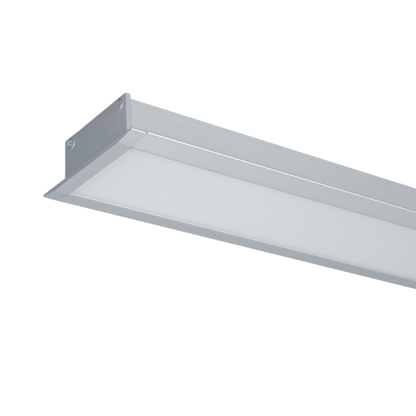 LED PROFILES RECESSED MOUNTING S48 32W 6500K 1500MM GREY                                                                                                                                                                                                       
