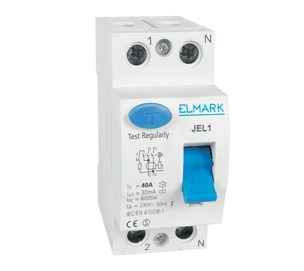 RESIDUAL CURRENT DEVICE JEL1 2P 40A/100MA
