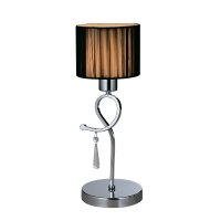 LILLY TABLE LAMP 1XE27 CHROME D150XH410mm