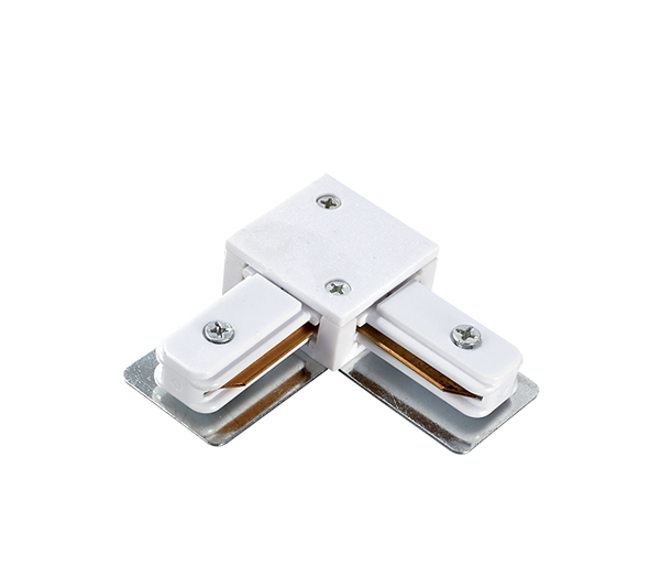 SKYWAY 120 SINGLE-PHASE TRACK L-TYPE ADAPTER WHITE