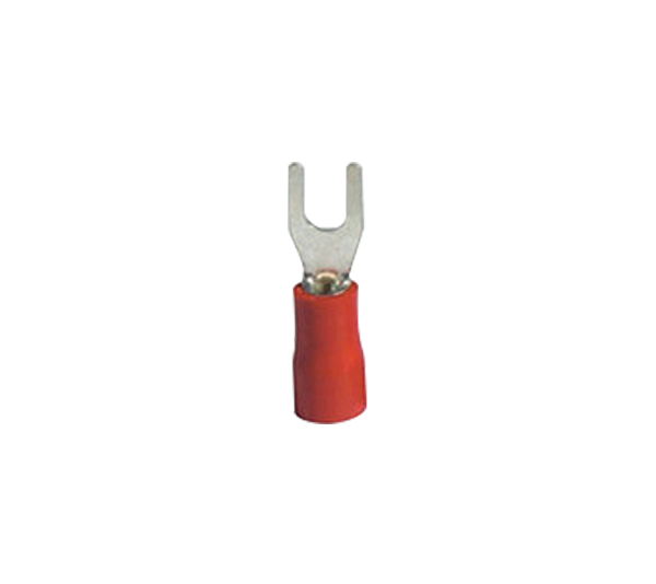 SVS 1.25-6 INSULATED FORK TERMINALS/RED (100 pcs. per pack)
