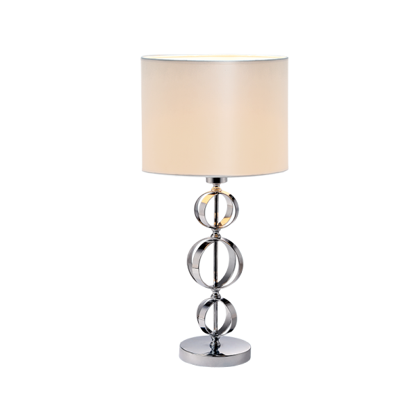 MAYA TABLE LAMP 1XE27 CHROME D300XH650mm