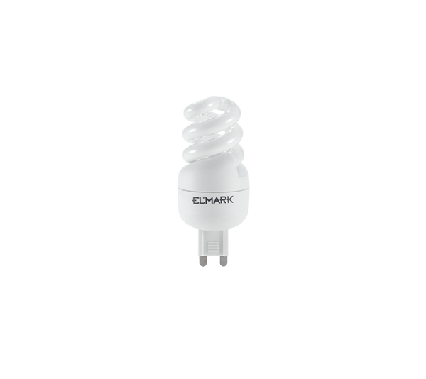 COMPACT FLUORESCENT LAMP G9/SPIRAL 7W G9 2700K